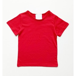  - Unisex Kırmızı Basic Tişört 4068 1