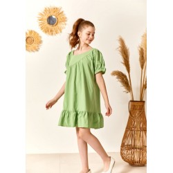 Kız Çocuk Elbise- Yeşil E...